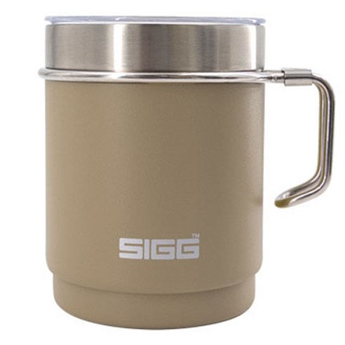 지그 트래블 머그 병, 카라멜 샌드, 300ml, 1개