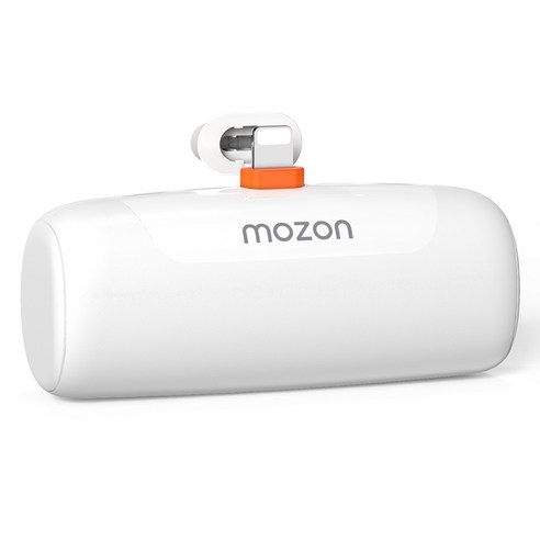 모즈온 PD 20W 고속 일체형 도킹형 미니 보조배터리 5000mAh 애플8핀, SPE-PA5PD20W8P, 8핀
