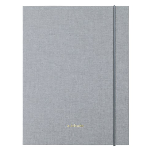 페이퍼리안 애티튜드 A5 6공 바인더, 1개, 실버 그레이