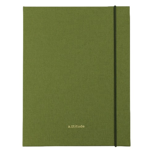페이퍼리안 애티튜드 A5 6공 바인더, 1개, 올리브 그린