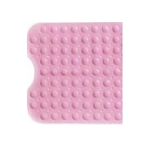 블럭마트 심플 욕실 미끄럼방지 매트 53 x 53 cm, 핑크, 1개