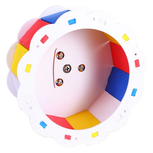 요런개 컬러풀 해바라기 소동물 쳇바퀴 22cm, 믹스, 1개