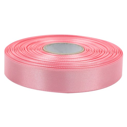 프리미엄 유광 단면 공단 리본 20mm, 30 핫핑크, 1개, 45m