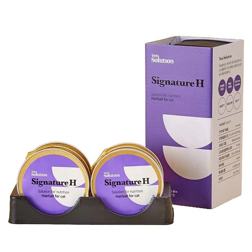 베츠솔루션 강아지 시그니처캔 H 헤어볼 for cat 6p, 헤어볼 6p, 180g, 1개