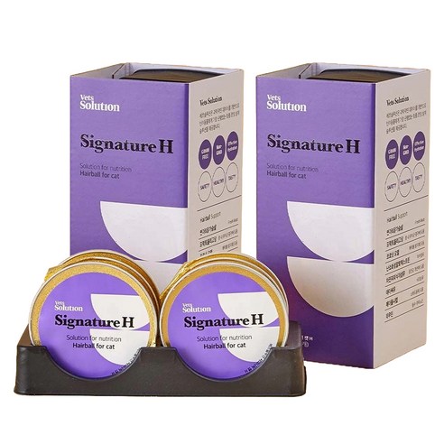 베츠솔루션 강아지 시그니처캔 H 헤어볼 for cat 6p, 헤어볼 12p, 180g, 1개
