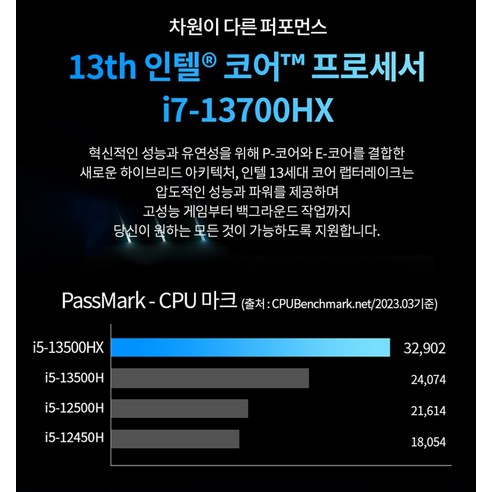 게임 애호가를 위한 최고의 성능과 몰입감