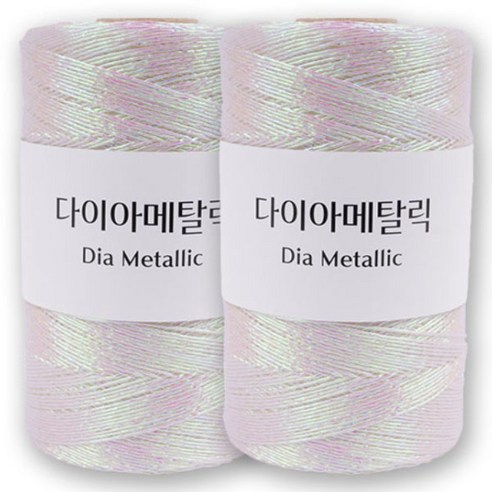 다이아메탈릭 뜨개실, 2개, 111 오로라