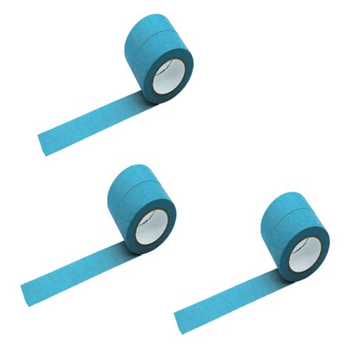 만들하비 컬러 종이 마스킹 테이프 2cm x 13m, 라이트블루, 6개