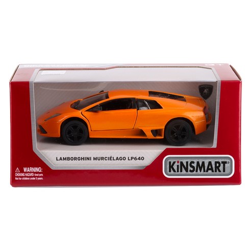 킨스마트 람보르기니 무르시엘라고 LP640 다이캐스트 KT5317, 오렌지, 1개