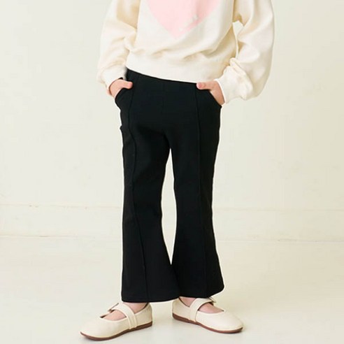 베베쥬 여아용 시나몬 부츠컷 레깅스 베베쥬 여아용 시나몬 부츠컷 레깅스