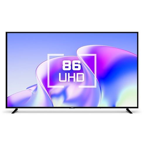 아인츠 4K UHD 초대형 TV, KEZ8602UH, 방문설치, 스탠드형, 218cm(86인치)