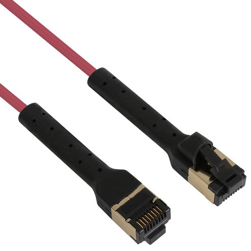 넥시 CAT7 벤더블 와인 케이블 NX1434, 와인색, 1개, 10m