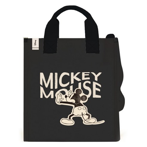 미키마우스와 함께하는 스타일리쉬한 데일리 캔버스 보조가방
