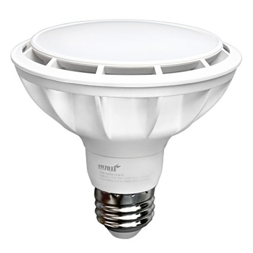 번개표 확산형 램프 LED PAR30 15W, 주광색, 1개