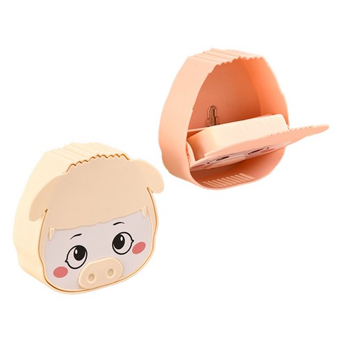 제이케이상점 돼지꿀꿀 모양 비누케이스, 5, 1개