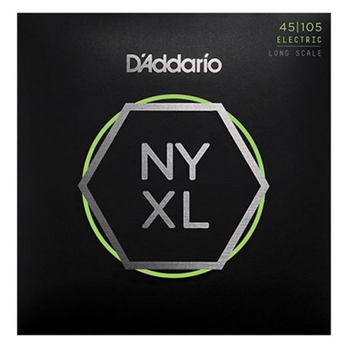 다다리오 베이스 기타 스트링, NYXL45105, 1개, 혼햅색상