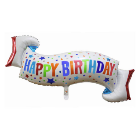 타이탄 생일 프리미엄 파티 케이크 프로포즈 이벤트 풍선, 생일 현수막, 1개