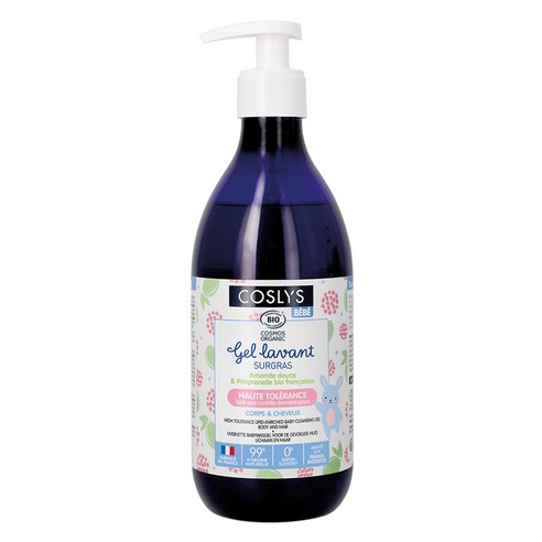 코슬리스 유아용 바디 앤 헤어 클렌징 젤, 500ml, 1개