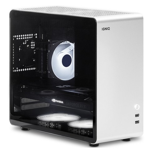 이그닉 2024 인테그 슬릭 7546T 라이젠5 라이젠 7000 시리즈 지포스 RTX 4060 Ti, 실버, 16GB, 512GB, WIN11 Home, IG-ITS00017