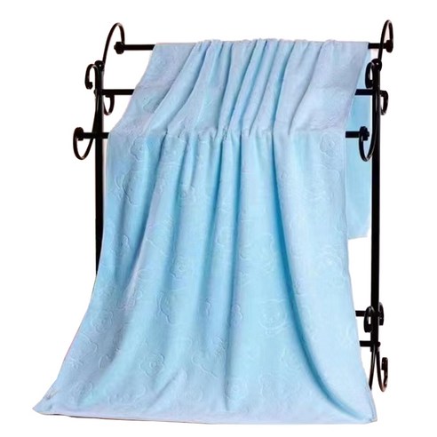 원이네 가성비 짱 바스타월 70 x 140 cm 200g, 블루, 1개