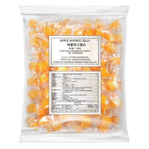 애플망고젤리, 1kg, 1개