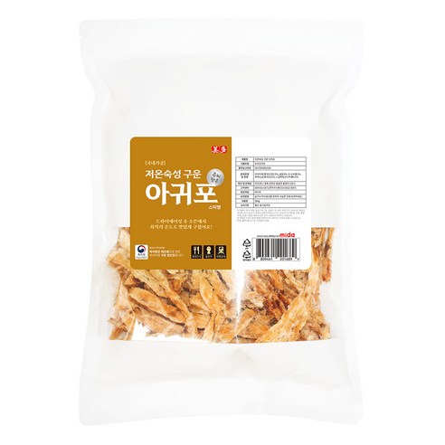 미다몰 저온숙성 구운 아귀포, 500g, 1개