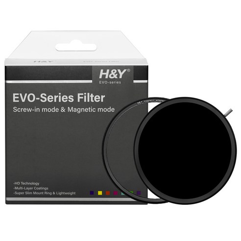 에이치앤와이 HD Evo 가변 ND3-1000 CPL 마그네틱필터 72mm, 1개, EVND72 (72mm)