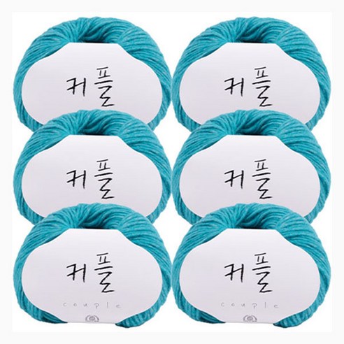 커플 뜨개실, 111 에메랄드, 6개