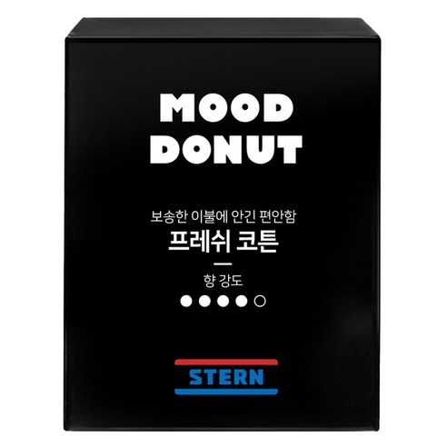스턴 무드도넛 차량용 방향제, 1개, 프레쉬 코튼