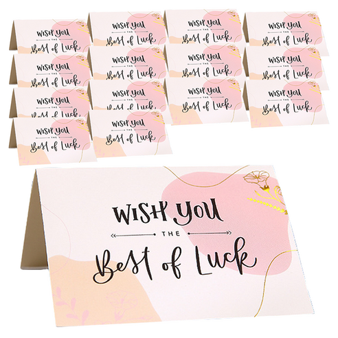 타이탄 기념일 프리미엄 감사 카드, wish you best of luck, 15개