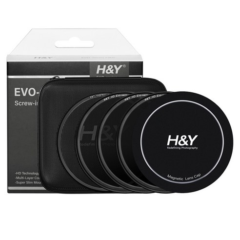 에이치앤와이 HD Evo IR ND8 / 16 / 32 77mm 마그네틱필터, EVK77 (77mm), 1개