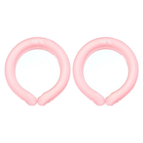 아리코 스포츠 아이스 넥쿨러, 핑크, 2개