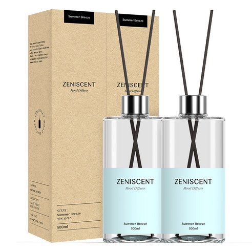 제니센트 무드 디퓨저, 썸머 브리즈, 500ml, 2개