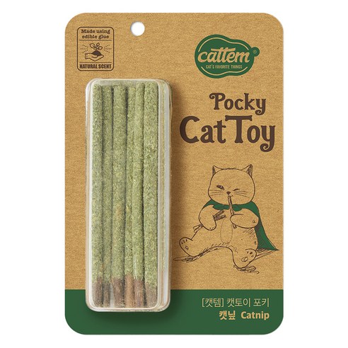 캣템 고양이 포키 장난감 0.5 x 13 cm 8p, 캣닢, 1개