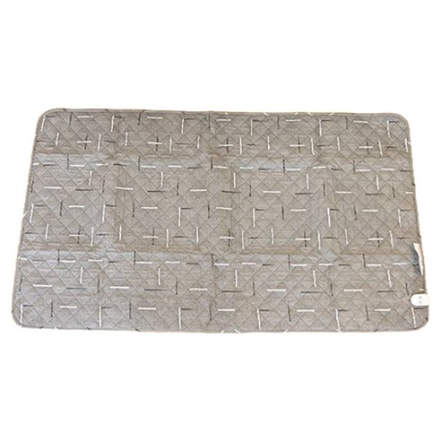 휴라이즈 전자파차단 EMF 세미마이크로 탄소매트 DHP-2200, 그레이, 싱글(100 x 180 cm)