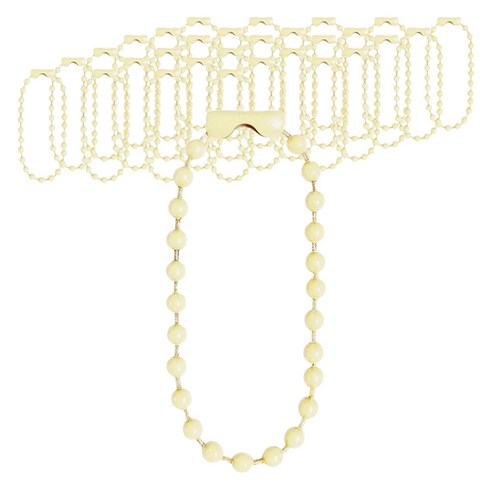 투그램플러스 컬러 줄구슬 볼체인, 10 밝은옐로우, 200개