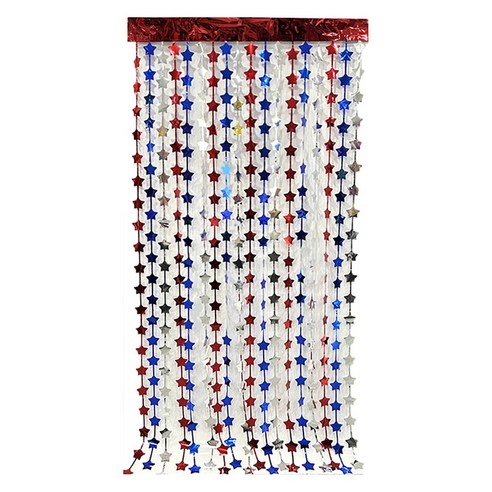 정월마켓 3컬러 블라인드 파티 커튼 1 x 2 m, 타입4, 1개