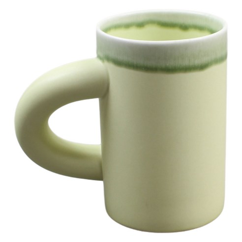 달소금 홈카페 과일 머그컵 450ml, 아보카도, 1개
