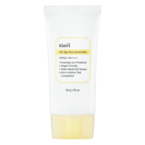 클레어스 올 데이 에어리 선크림 SPF50+ PA++++, 50g, 1개