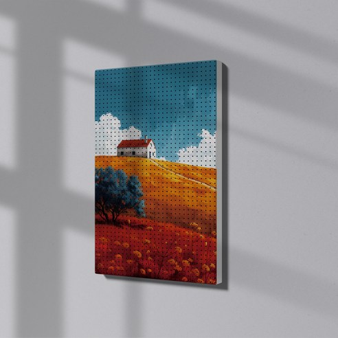 타공판닷컴 UV프린팅타공판 600 x 800 mm, 따스한 가을, 1개
