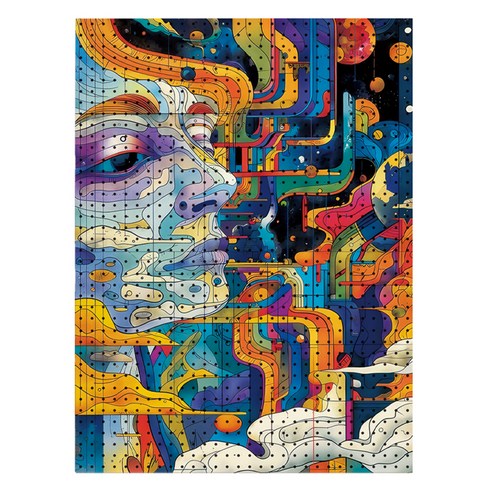 타공판닷컴 프린팅 타공판 800 x 1200 mm, 몽환의 꿈, 1개