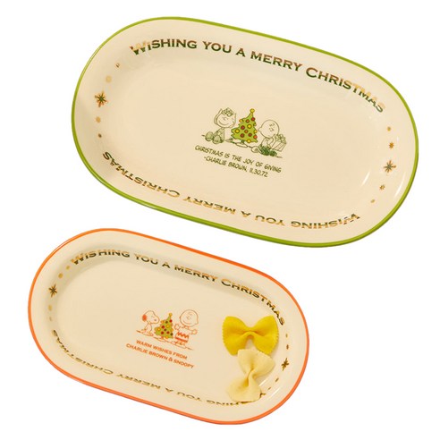 사랑스러운 스누피와 함께하는 특별한 홀리데이 플레이트 세트