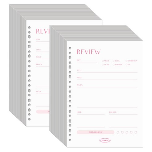 플레픽 프레시 컬러패드 리필속지 리뷰, 2개, 30개입