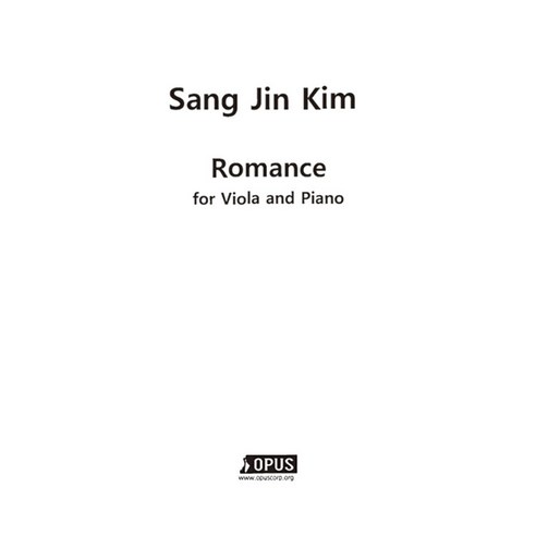 Romance for Viola and Piano, 오푸스, 김상진