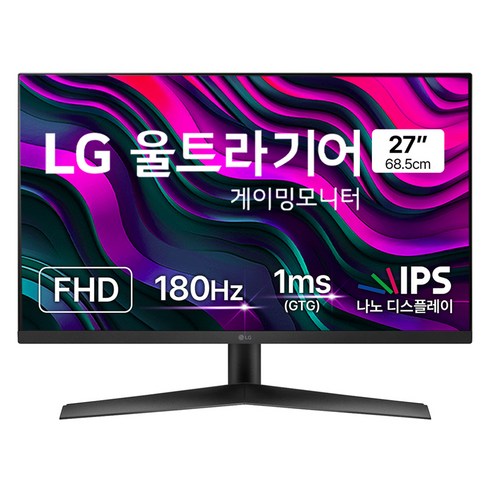 LG전자 FHD 울트라기어 게이밍 모니터 방문설치, 68.5cm, 27GS60F