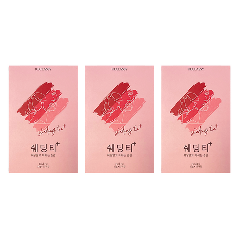 리클라씨 쉐딩티 플러스 마시는 쉐딩 15p, 180g, 15개입, 3개