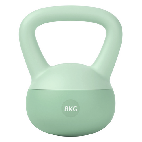 말랑말랑 소프트 케틀벨, 그린, 8kg, 1개