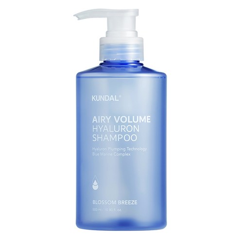 쿤달 히알루론 에어리 볼륨 샴푸 블라썸브리즈, 1개, 500ml