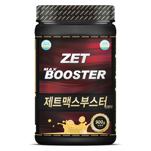 제트리션 제트맥스부스터 오렌지, 1개, 900g