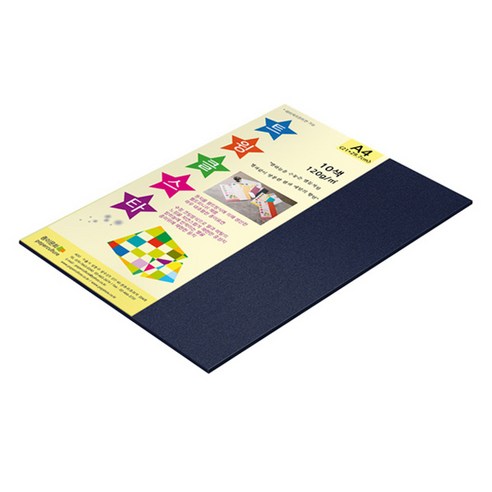 종이문화 트윙클스타 얇은 양면펄색지 A4 No 18 블루다이아몬드 120g, A4(210 x 297 mm), 25개